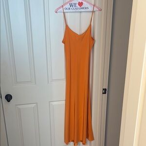 Elegant AYR Orange Slip Dress